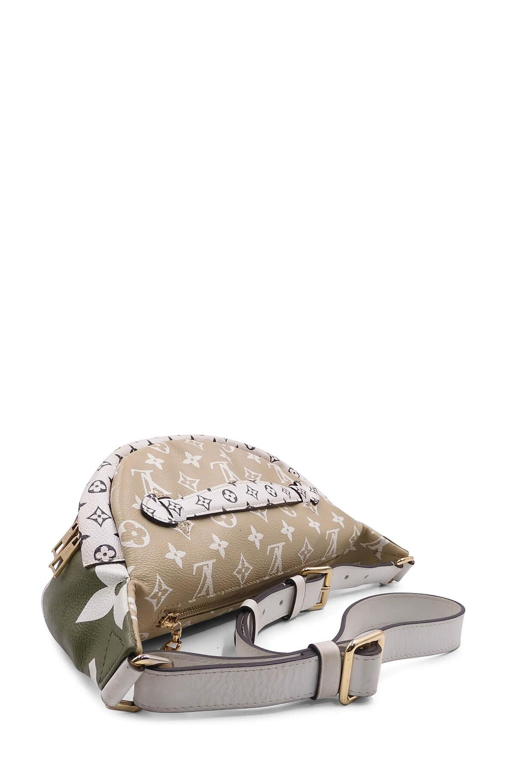 Monogram Giant Bum Bag Green White