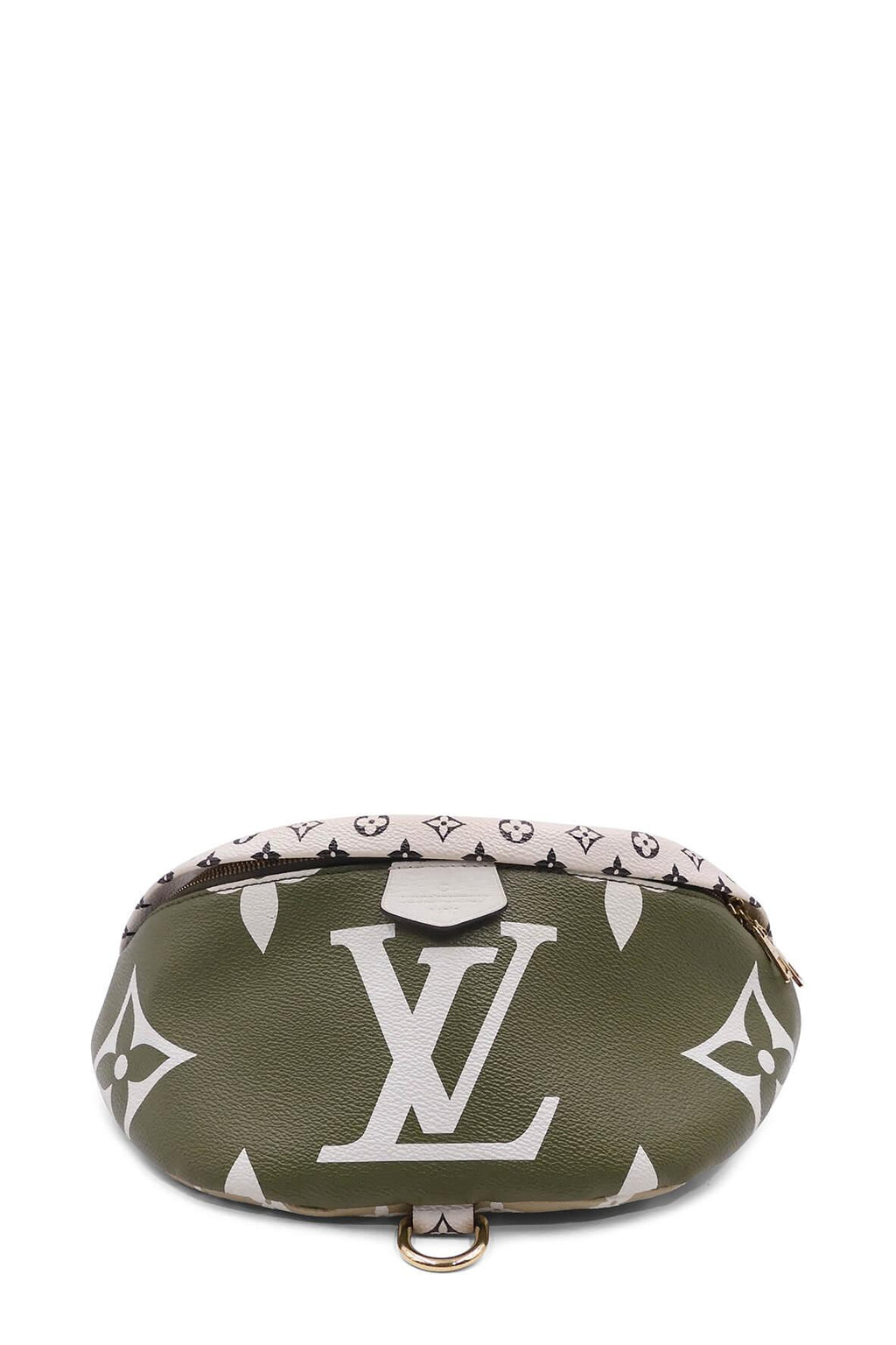 Monogram Giant Bum Bag Green White