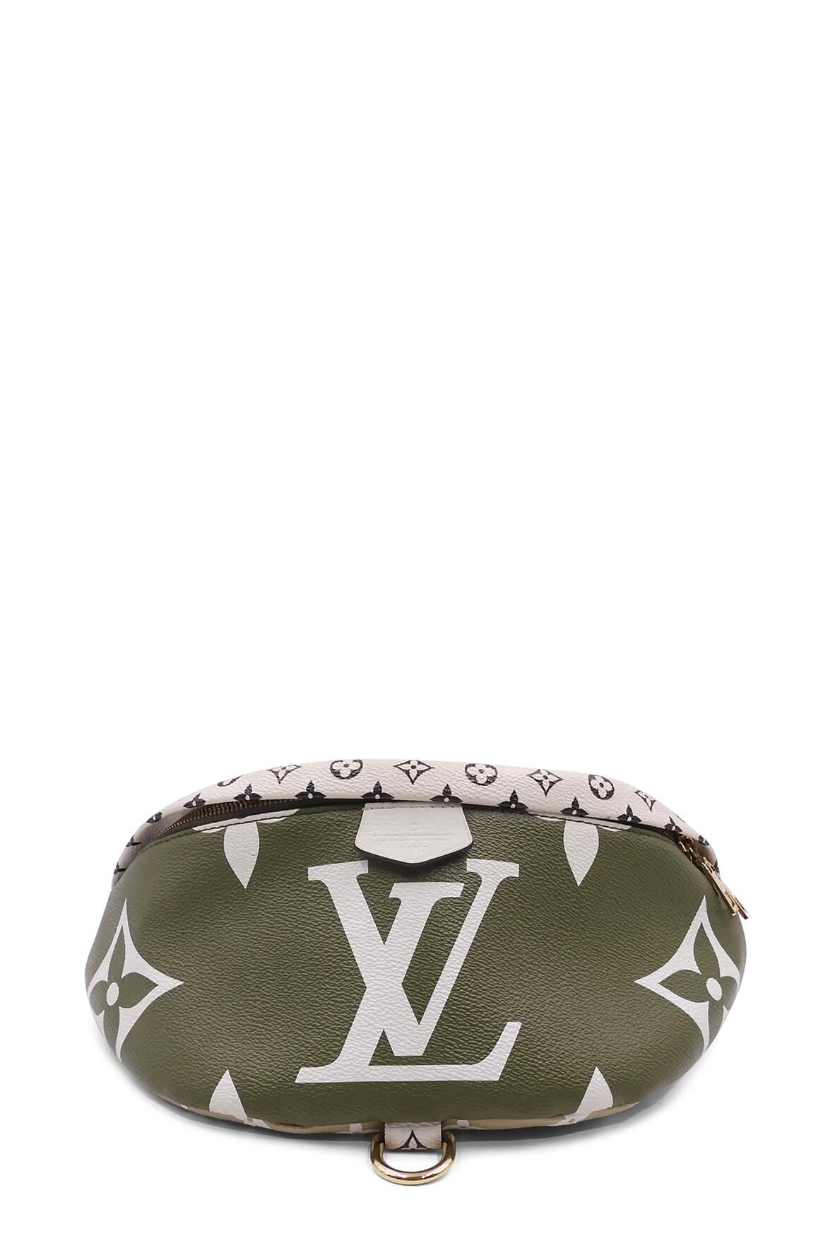 Monogram Giant Bum Bag Green White