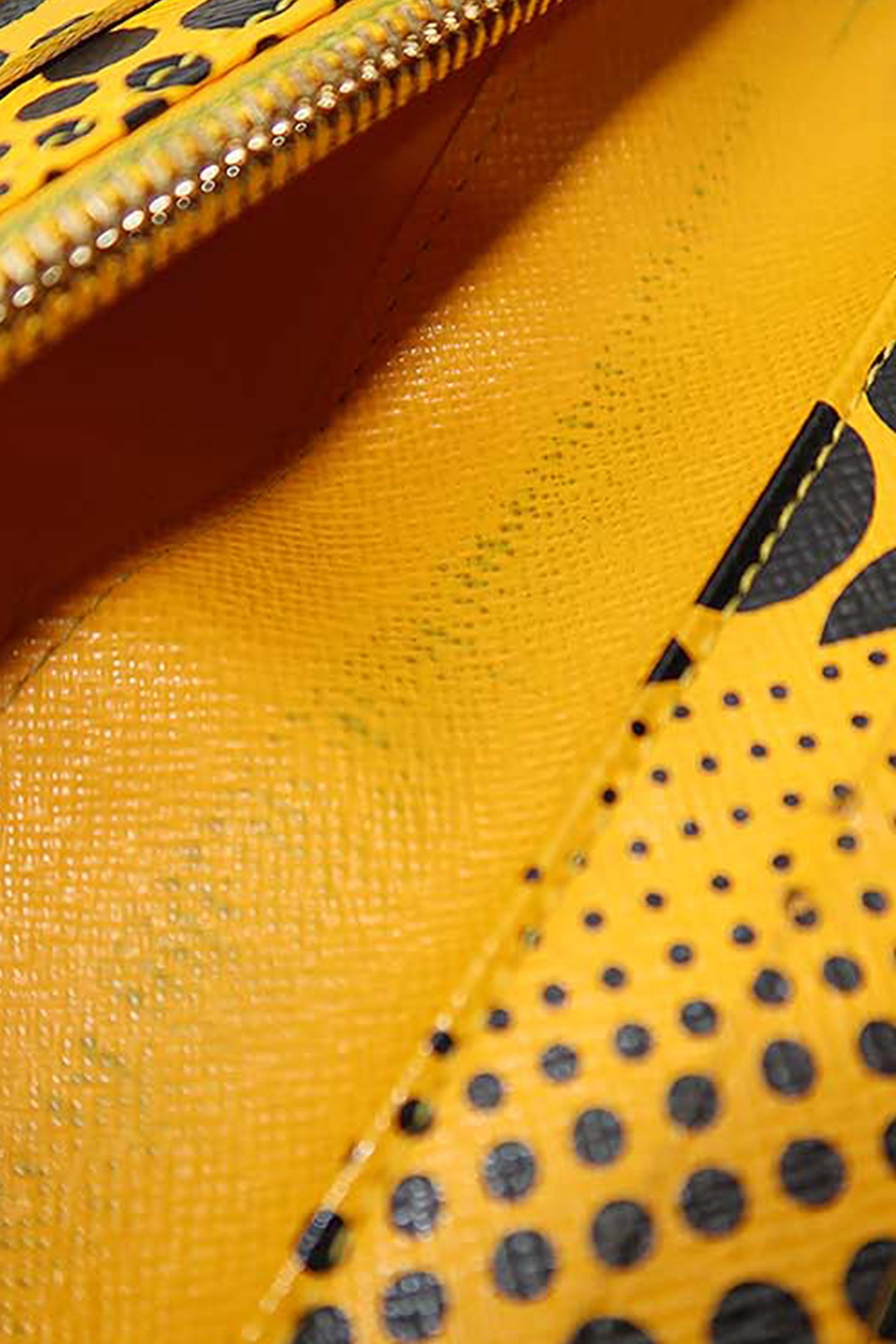 Monogram Insolite Wallet Yayoi Kusama Brown Yellow Black