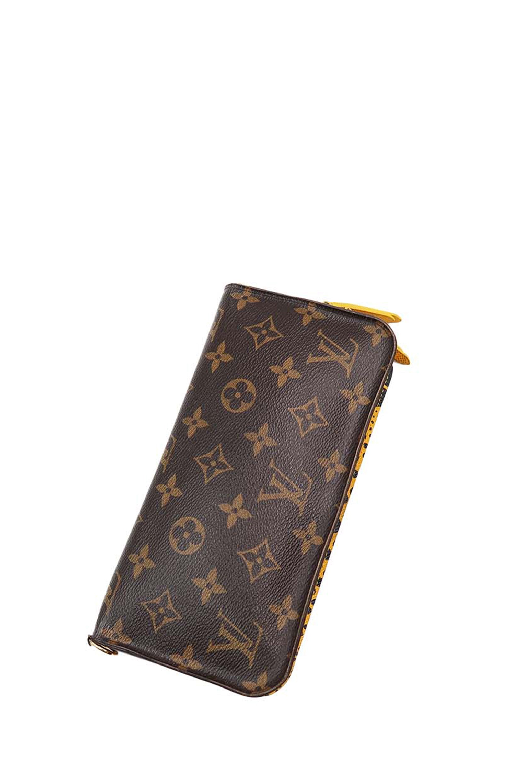 Monogram Insolite Wallet Yayoi Kusama Brown Yellow Black