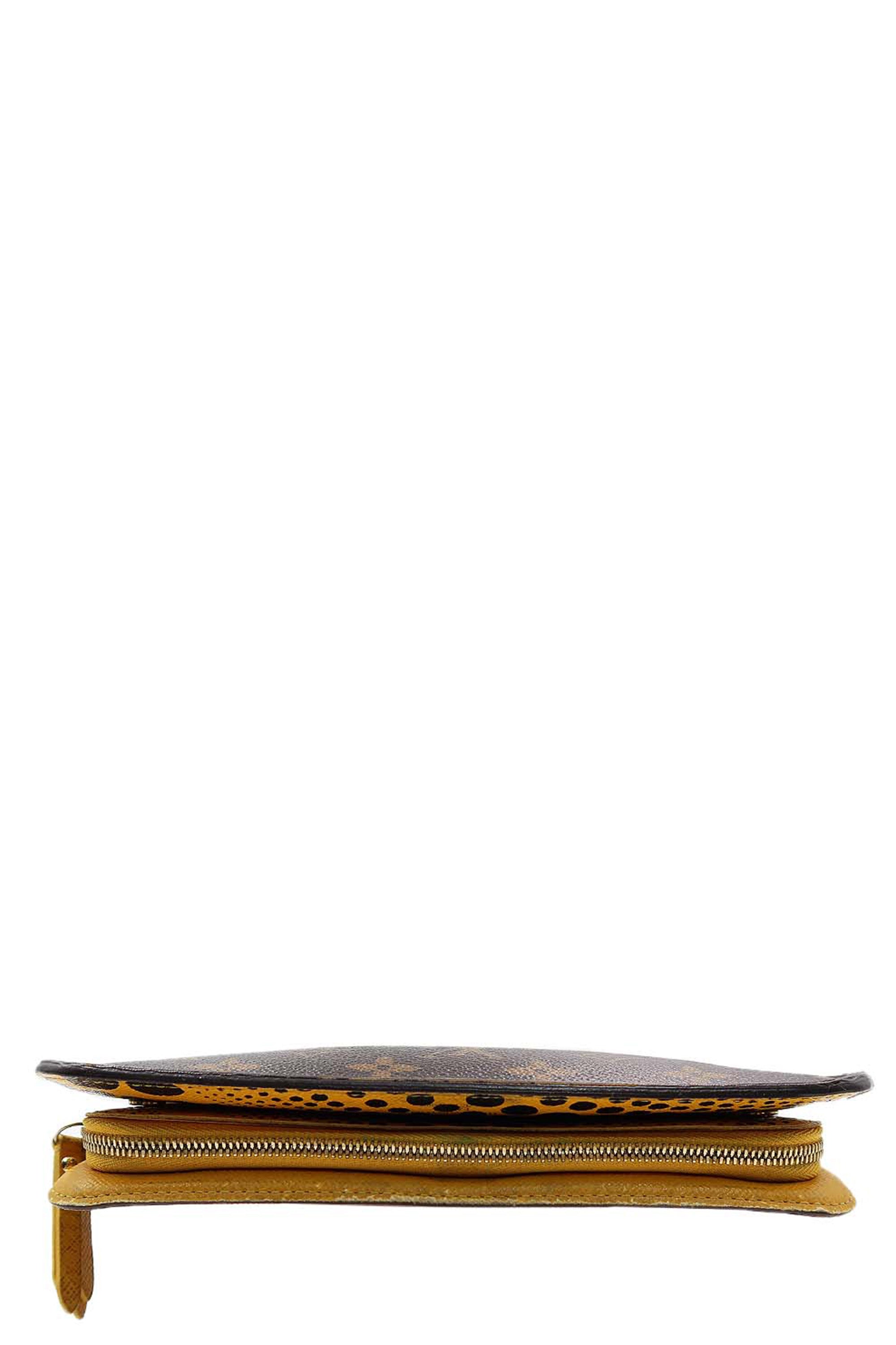 Monogram Insolite Wallet Yayoi Kusama Brown Yellow Black