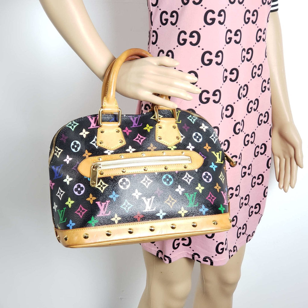 Louis Vuitton Monogram Multicolor Alma PM Hand Bag