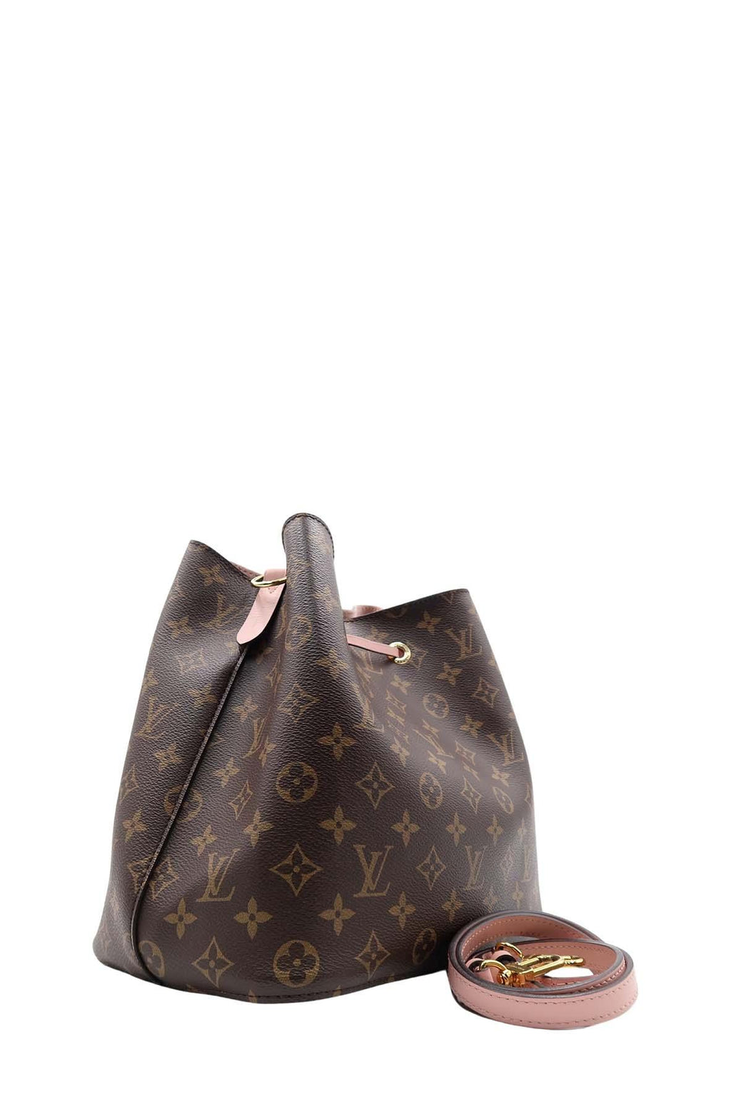 Monogram Neonoe MM Brown Pink