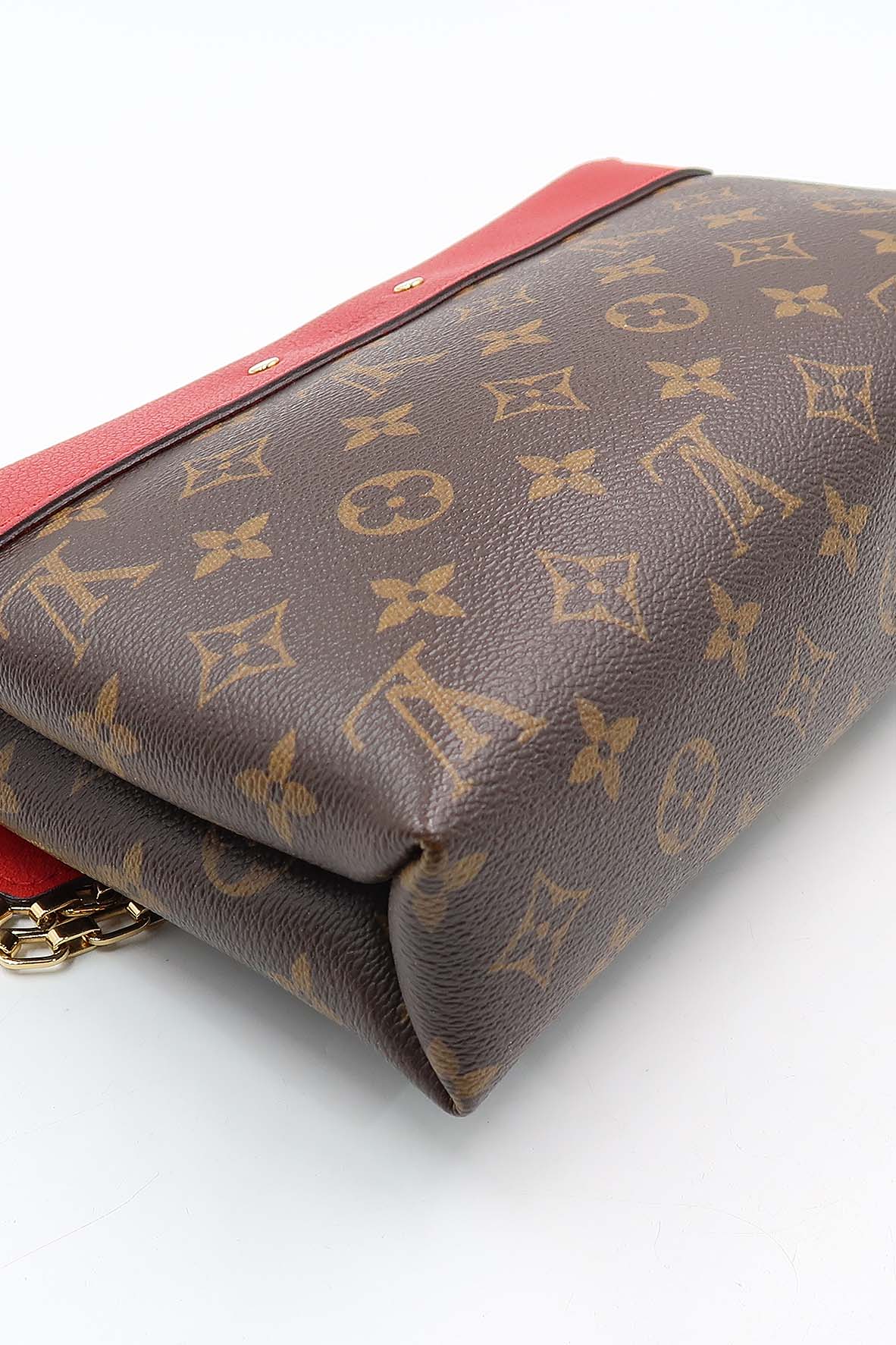 Monogram Pallas Chain Bag Brown, Cherise