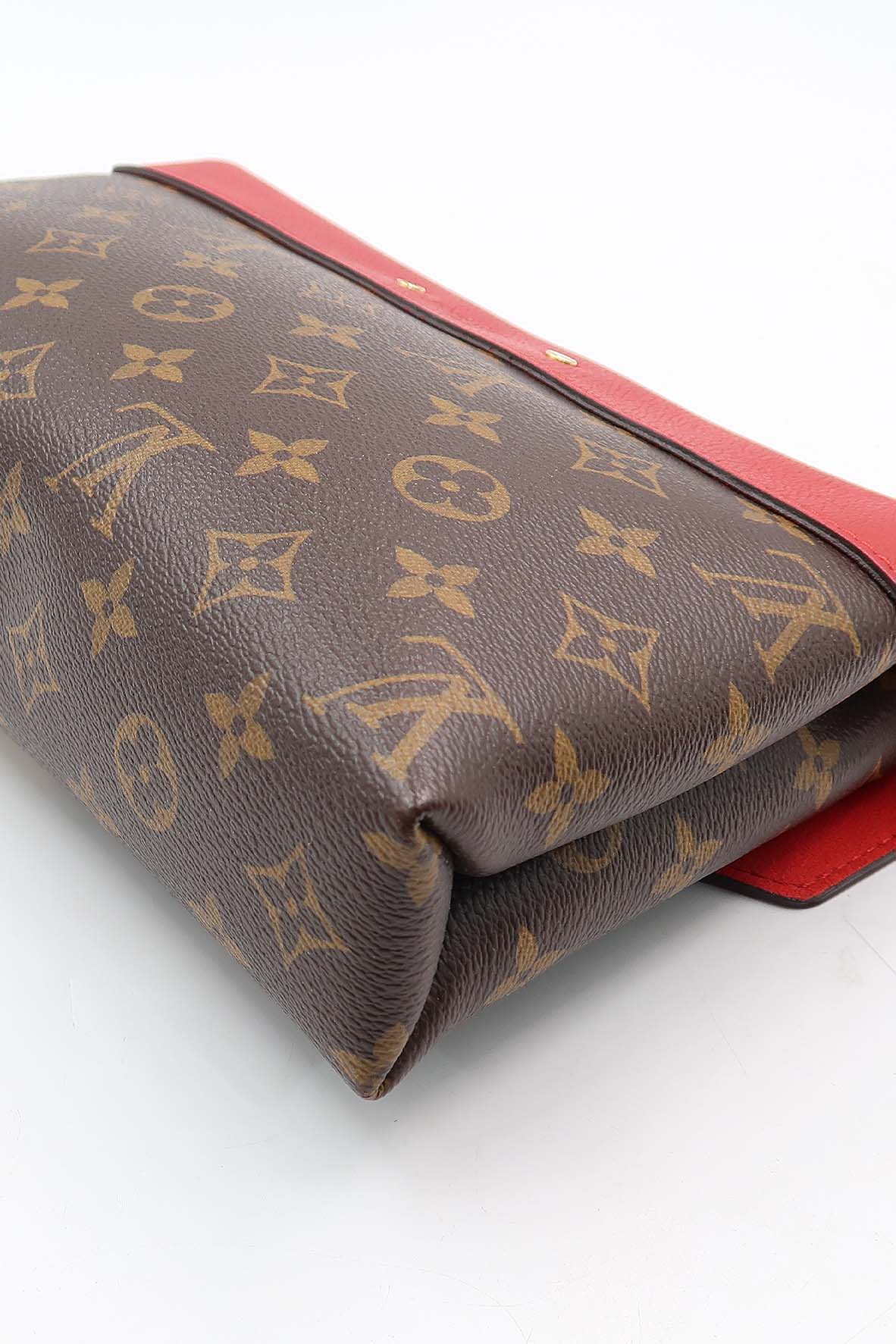 Monogram Pallas Chain Bag Brown, Cherise