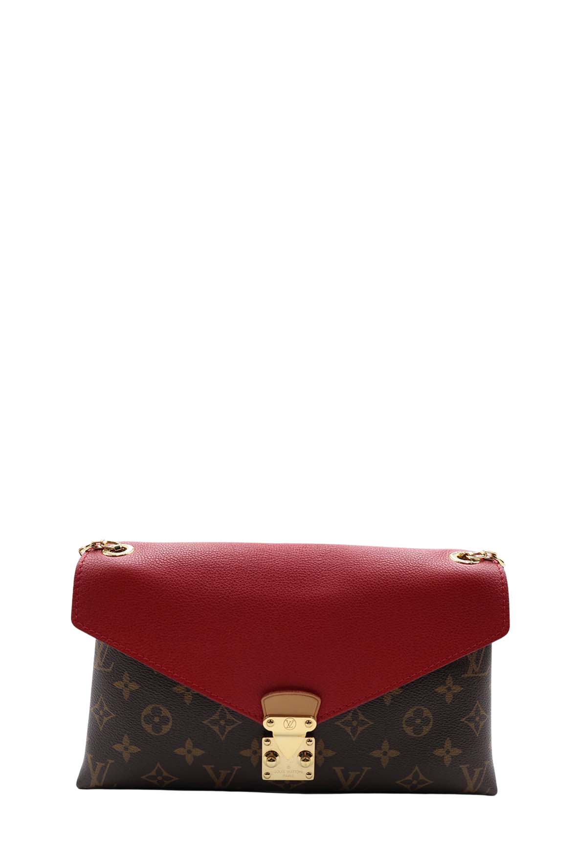 Monogram Pallas Chain Bag Brown, Cherise