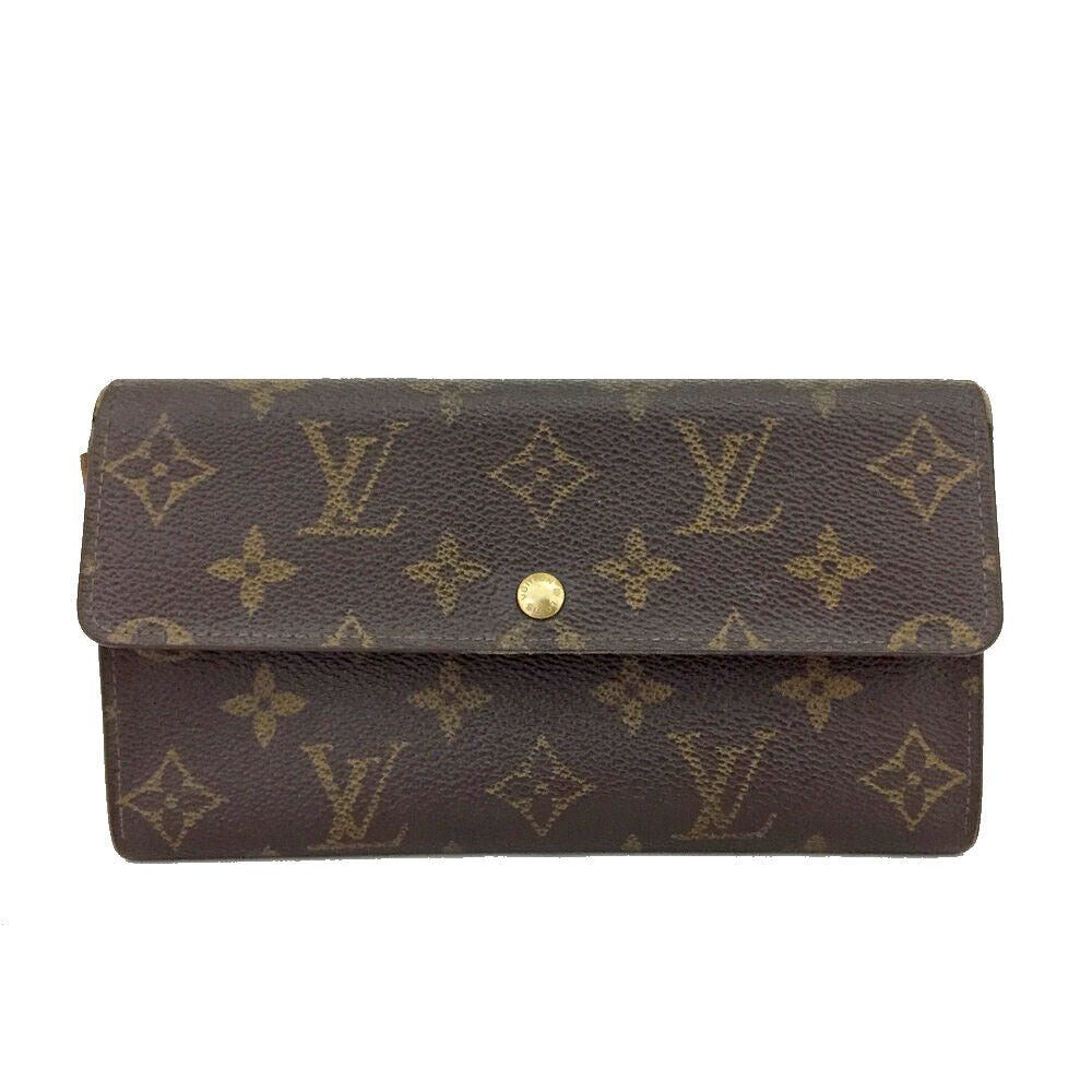 Louis Vuitton Monogram Portefeiulle Sarah Long Bifold Wallet