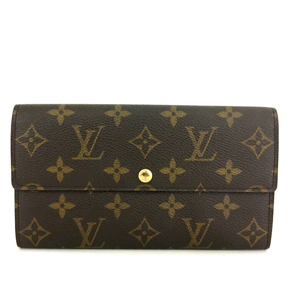 Louis Vuitton Monogram Portefeiulle Sarah Long Bifold Wallet