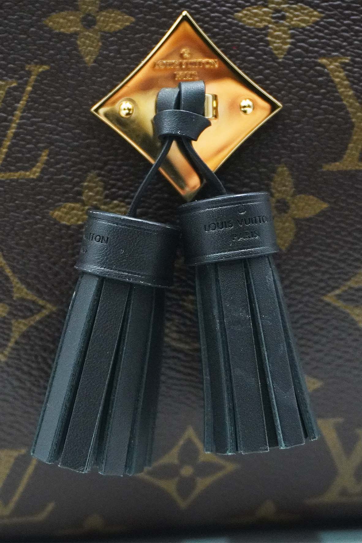 Monogram Saintonge Bag Brown Black