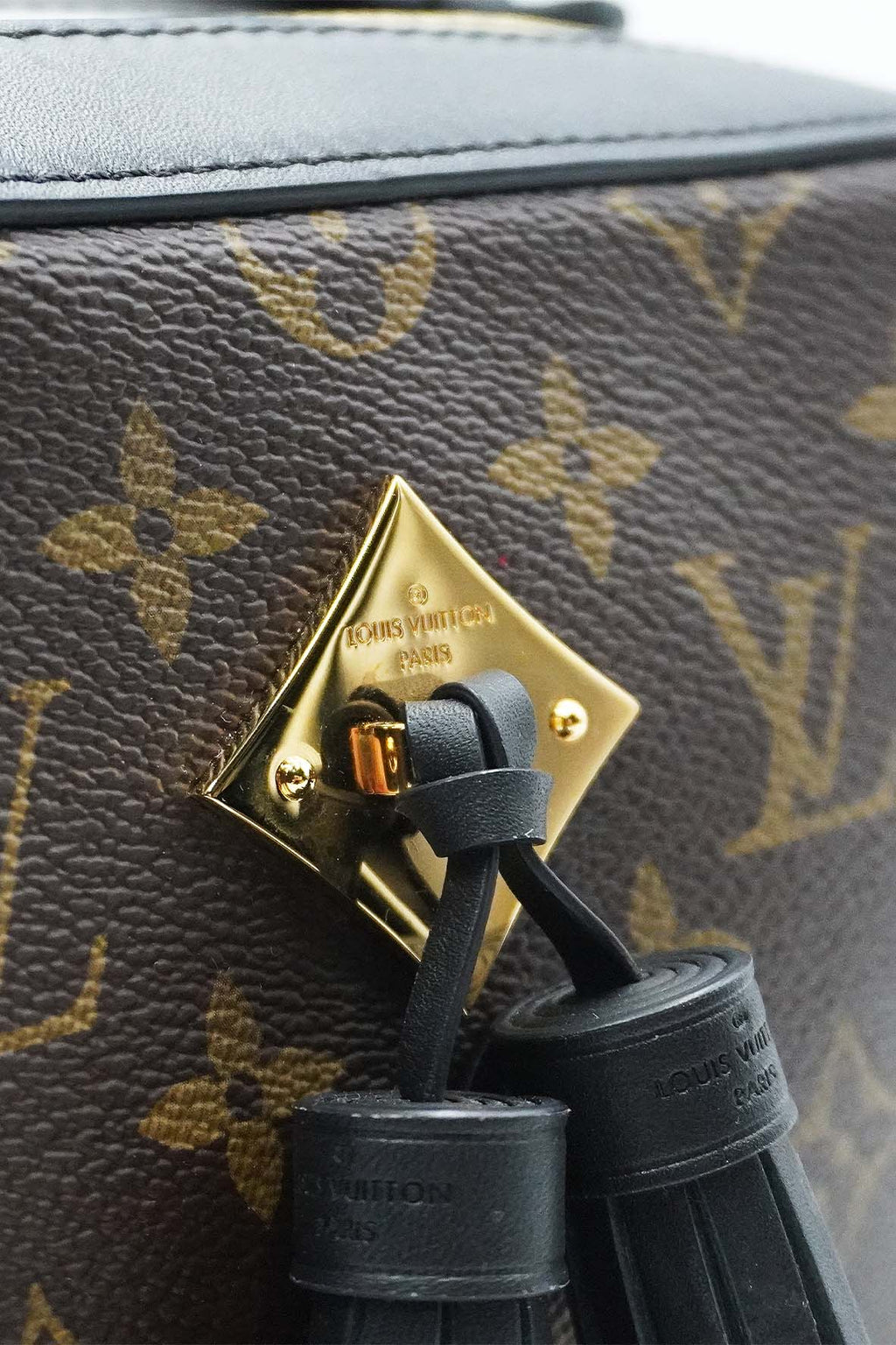 Monogram Saintonge Bag Brown Black