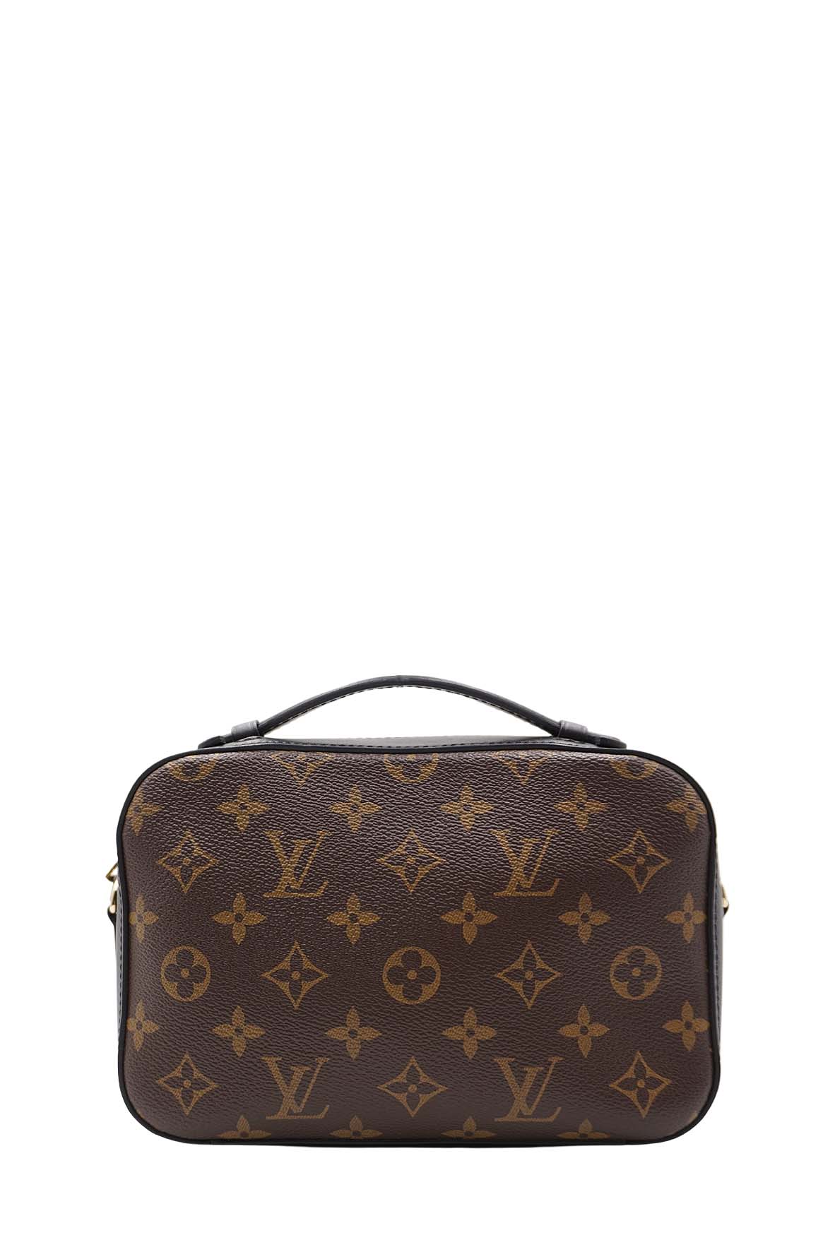 Monogram Saintonge Bag Brown Black