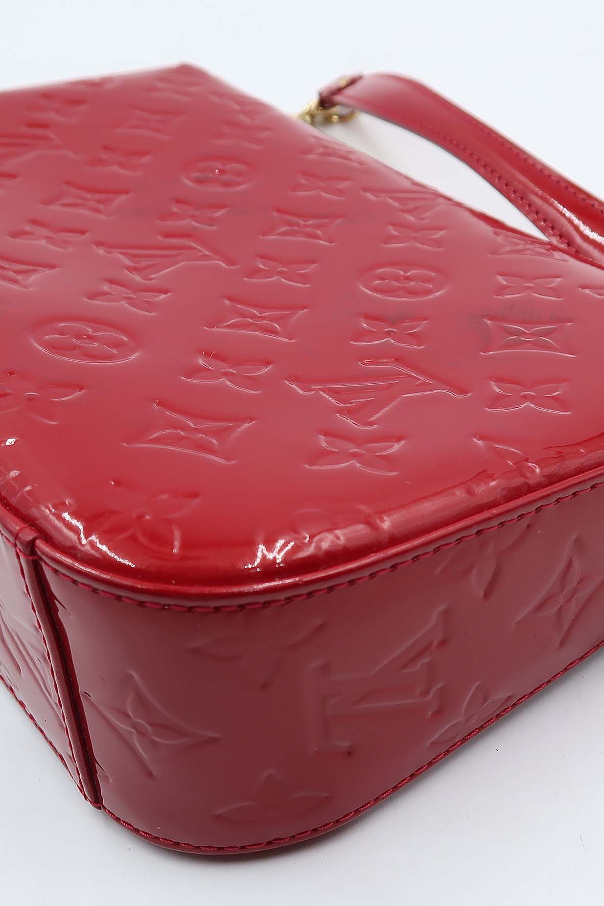 Monogram Vernis Rodeo Drive Flap Bag Pomme D'Amour
