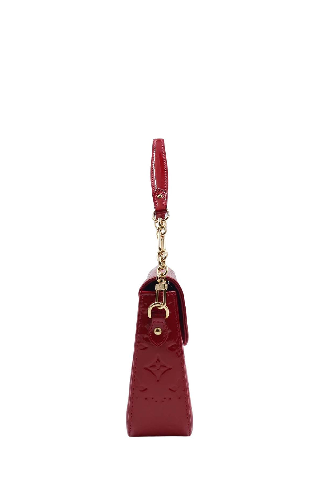 Monogram Vernis Rodeo Drive Flap Bag Pomme D'Amour