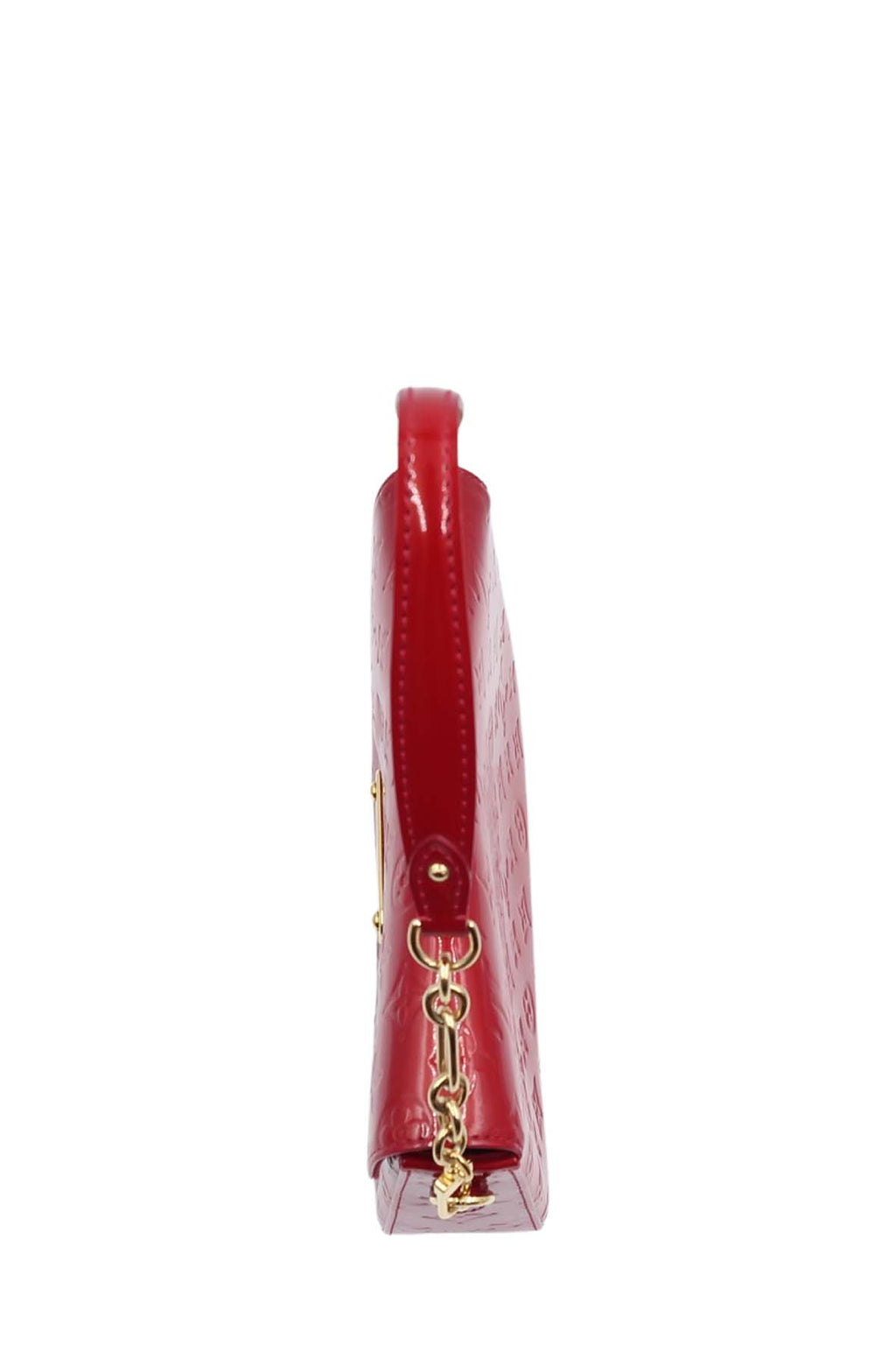 Monogram Vernis Rodeo Drive Flap Bag Pomme D'Amour