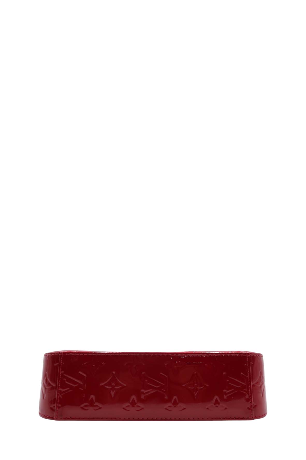 Monogram Vernis Rodeo Drive Flap Bag Pomme D'Amour