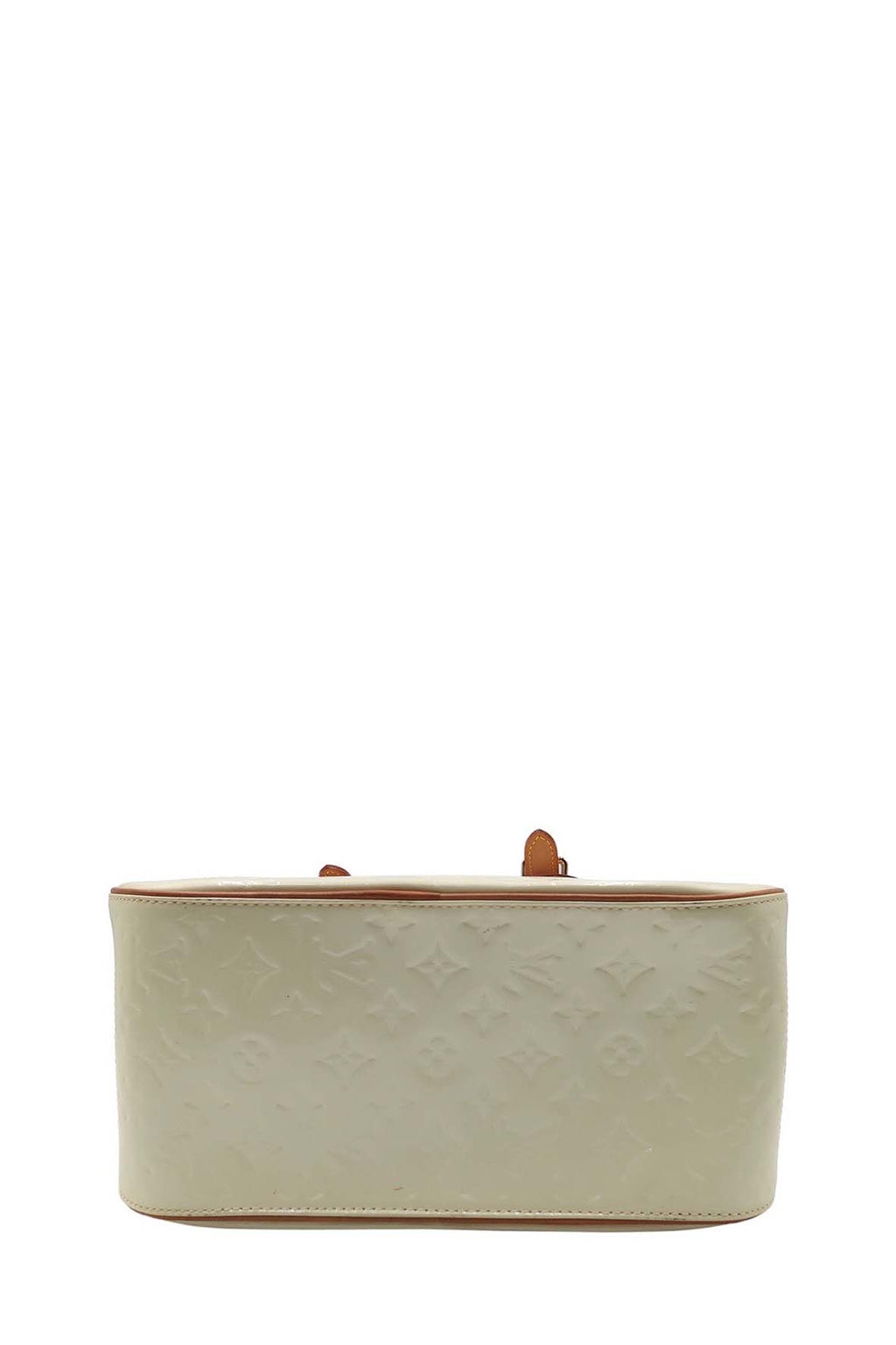 Monogram Vernis Summit Drive Bag Cream Brown