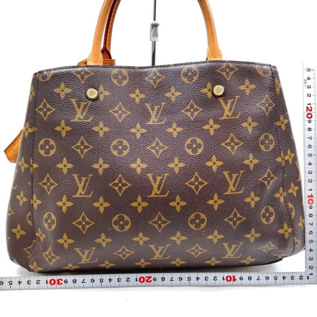 Louis Vuitton Montaigne MM Brown Monogram Hand Bag