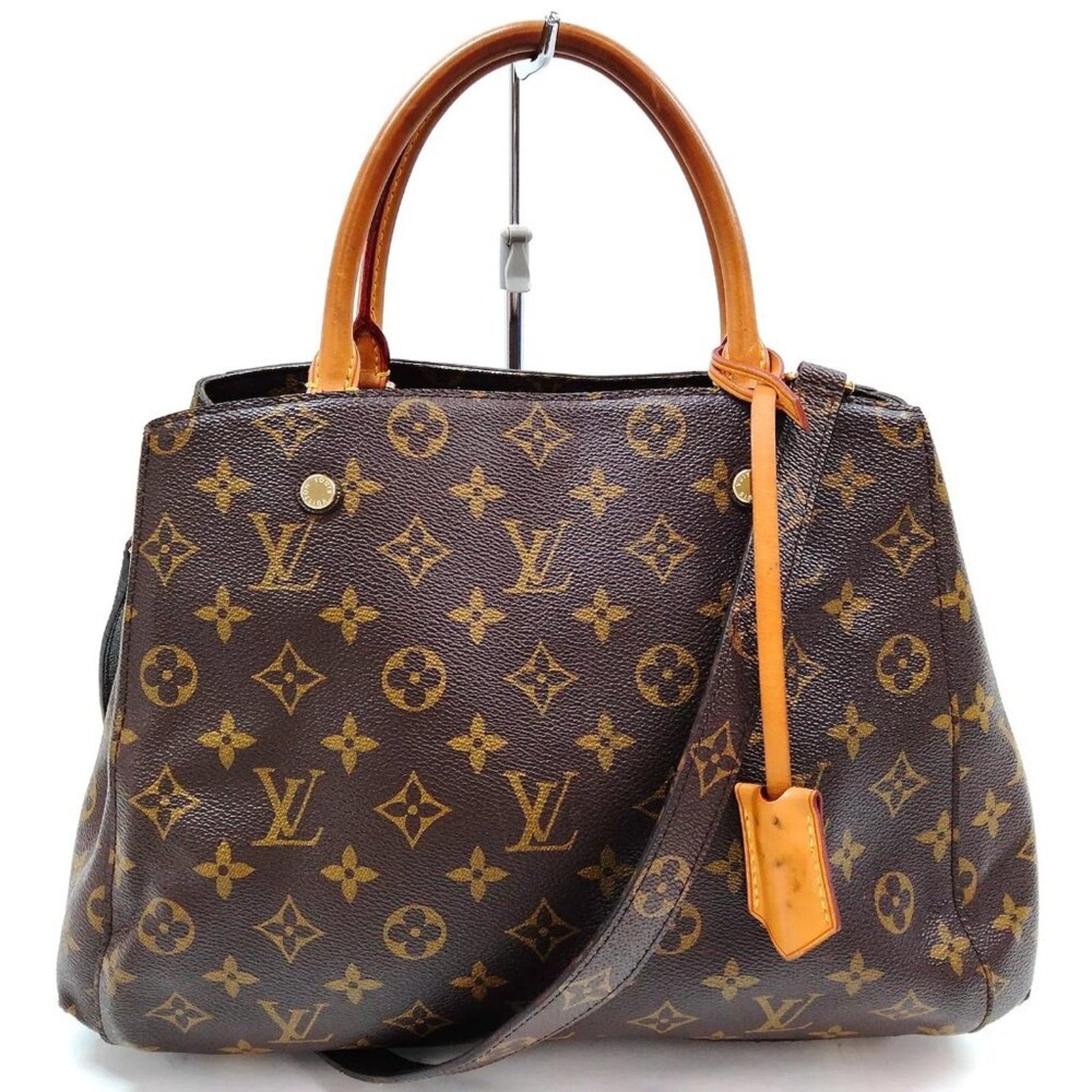 Louis Vuitton Montaigne MM Brown Monogram Hand Bag