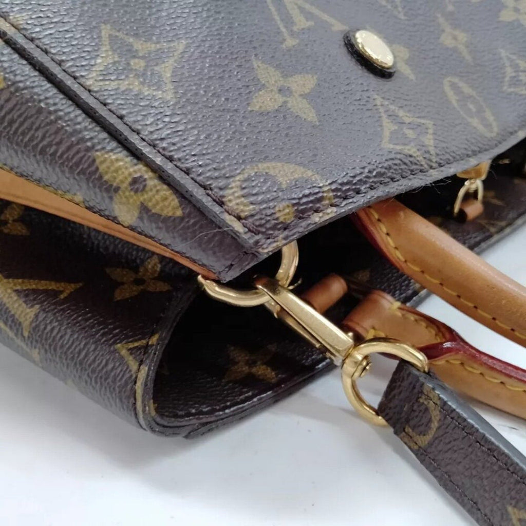 Louis Vuitton Montaigne MM Brown Monogram Hand Bag