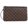 Louis Vuitton Neverfull Brown Damier Ebene Canvas Pouch