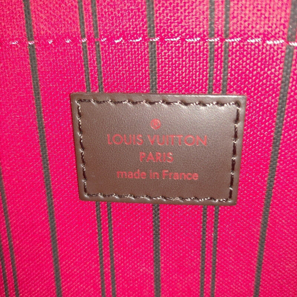 Louis Vuitton Neverfull Damier Ebene Wristlet Pouch/Clutch Bag