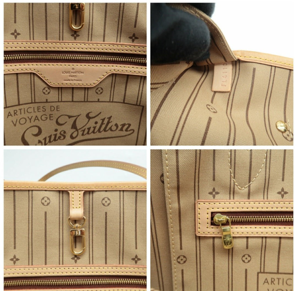 Louis Vuitton Neverfull GM Brown Monogram Canvas Tote Bag