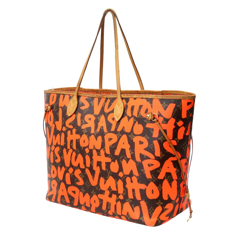 Louis Vuitton Neverfull Graffiti GM Rare Monogram Stephen Sprouse Tote LV-0618N-0005