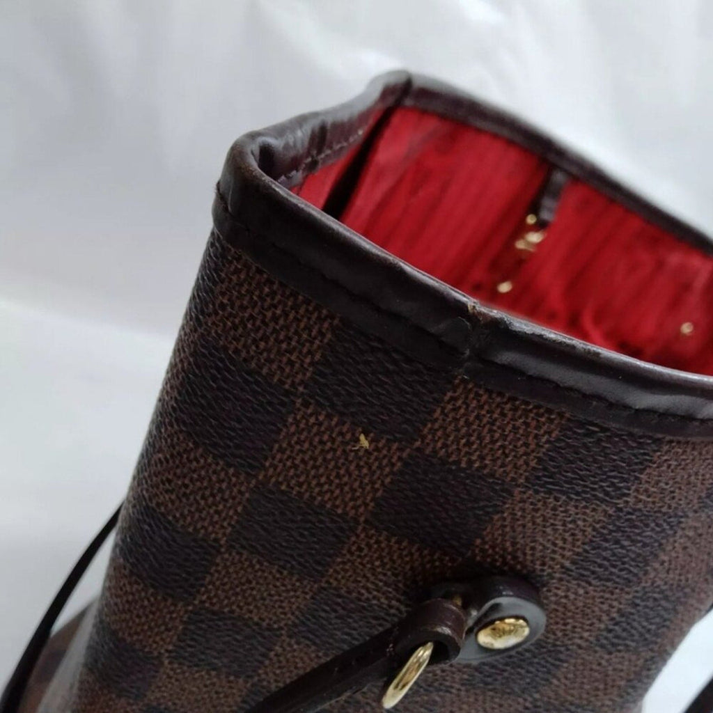 Louis Vuitton Neverfull MM Brown Damier Tote Bag