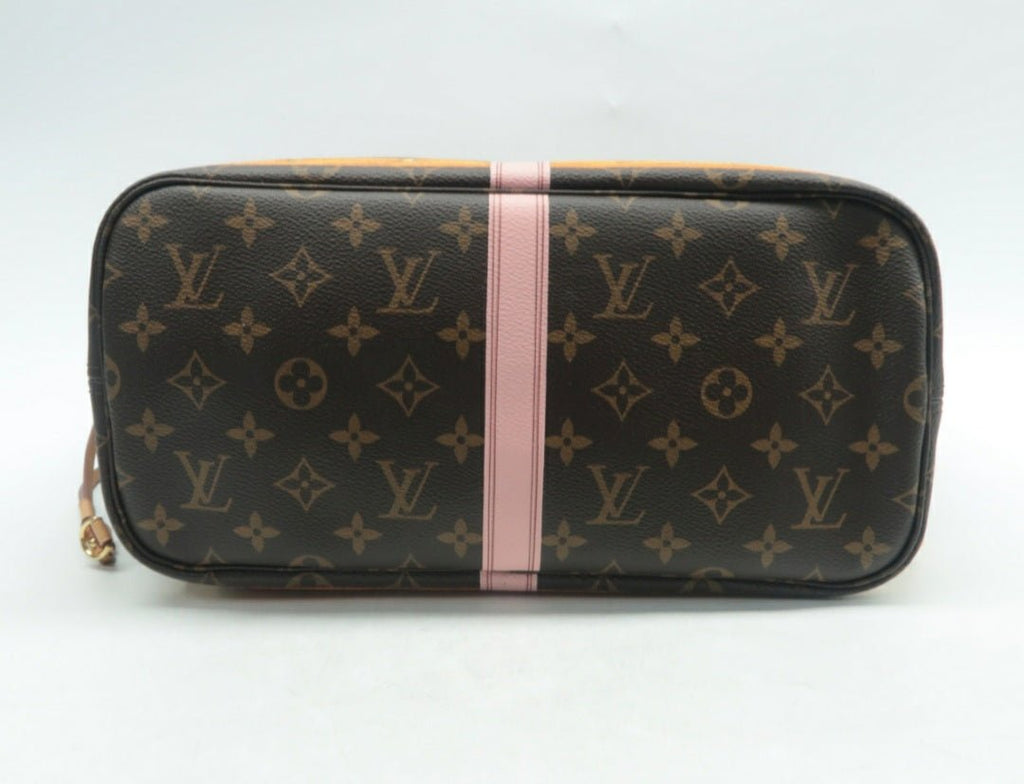 Louis Vuitton Neverfull MM W/P Brown Canvas Tote bag