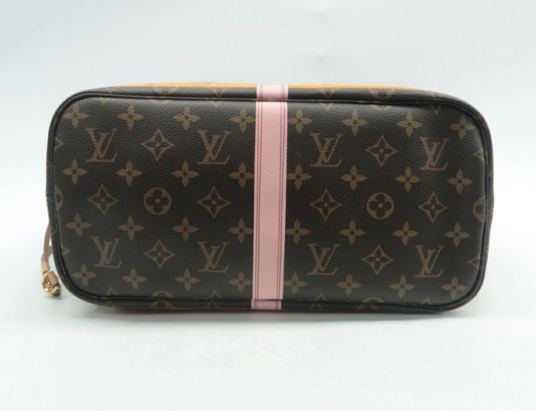 Louis Vuitton Neverfull MM W/P Brown Canvas Tote bag
