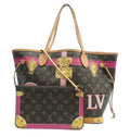 Louis Vuitton Neverfull MM W/P Brown Canvas Tote bag