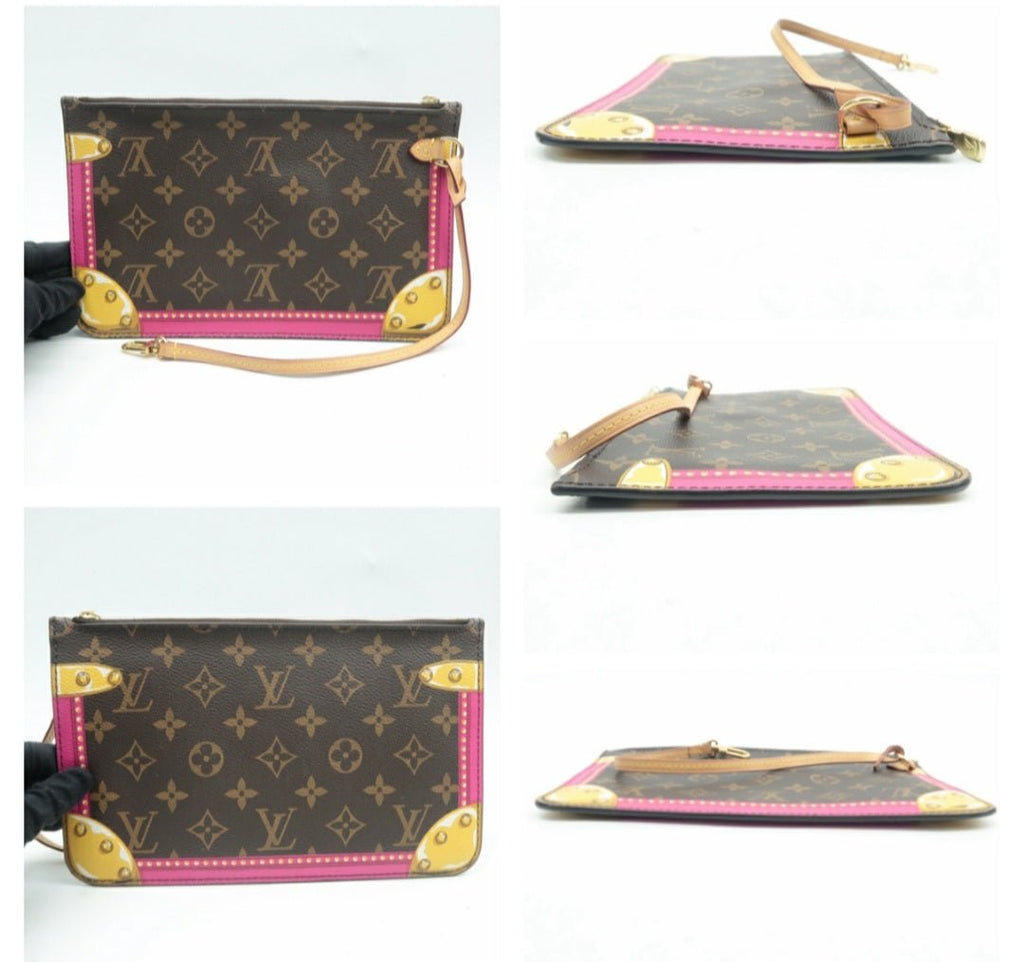 Louis Vuitton Neverfull MM W/P Brown Canvas Tote bag