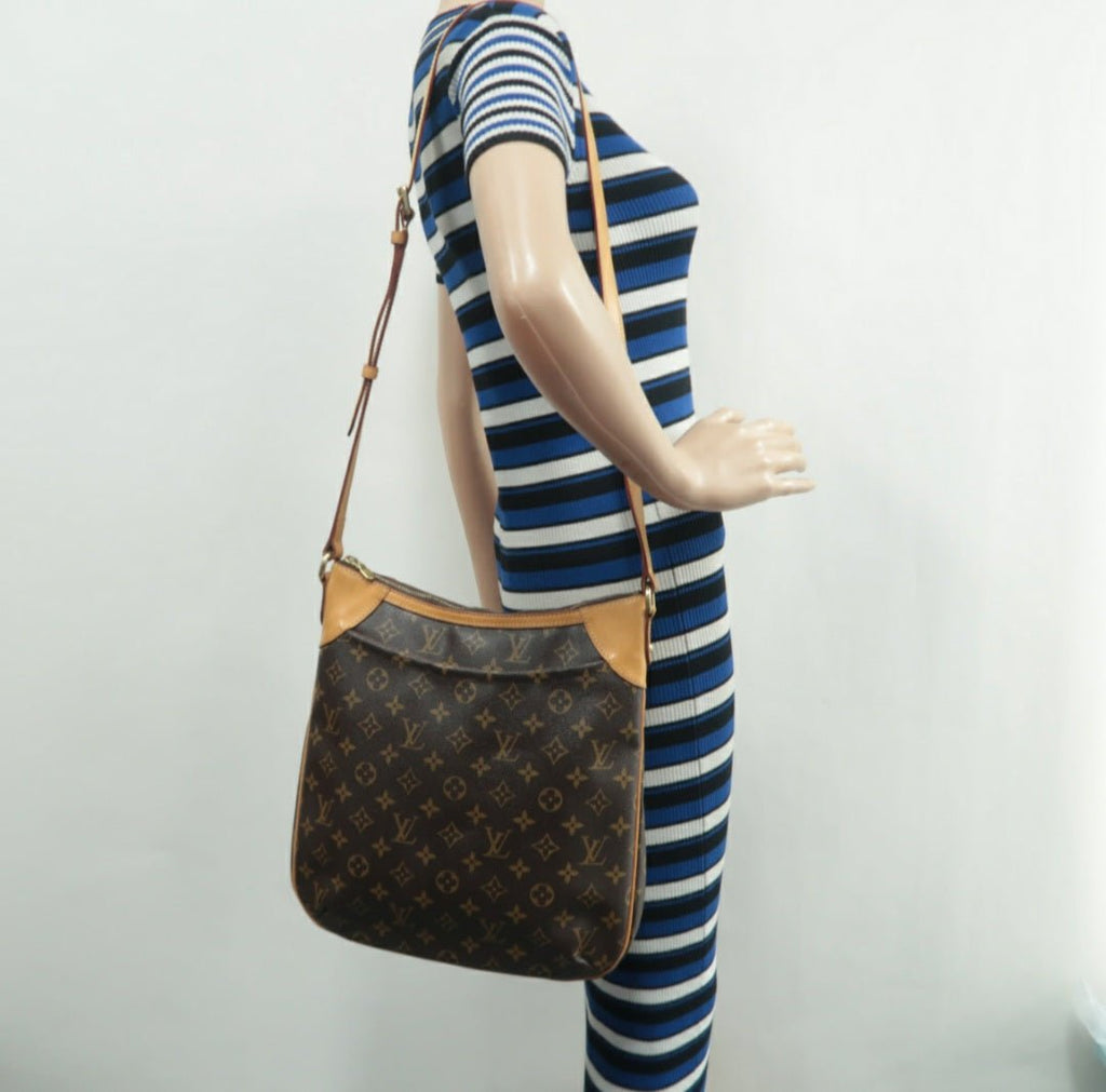Louis Vuitton Odeon Brown Monogram Canvas Shoulder Bag