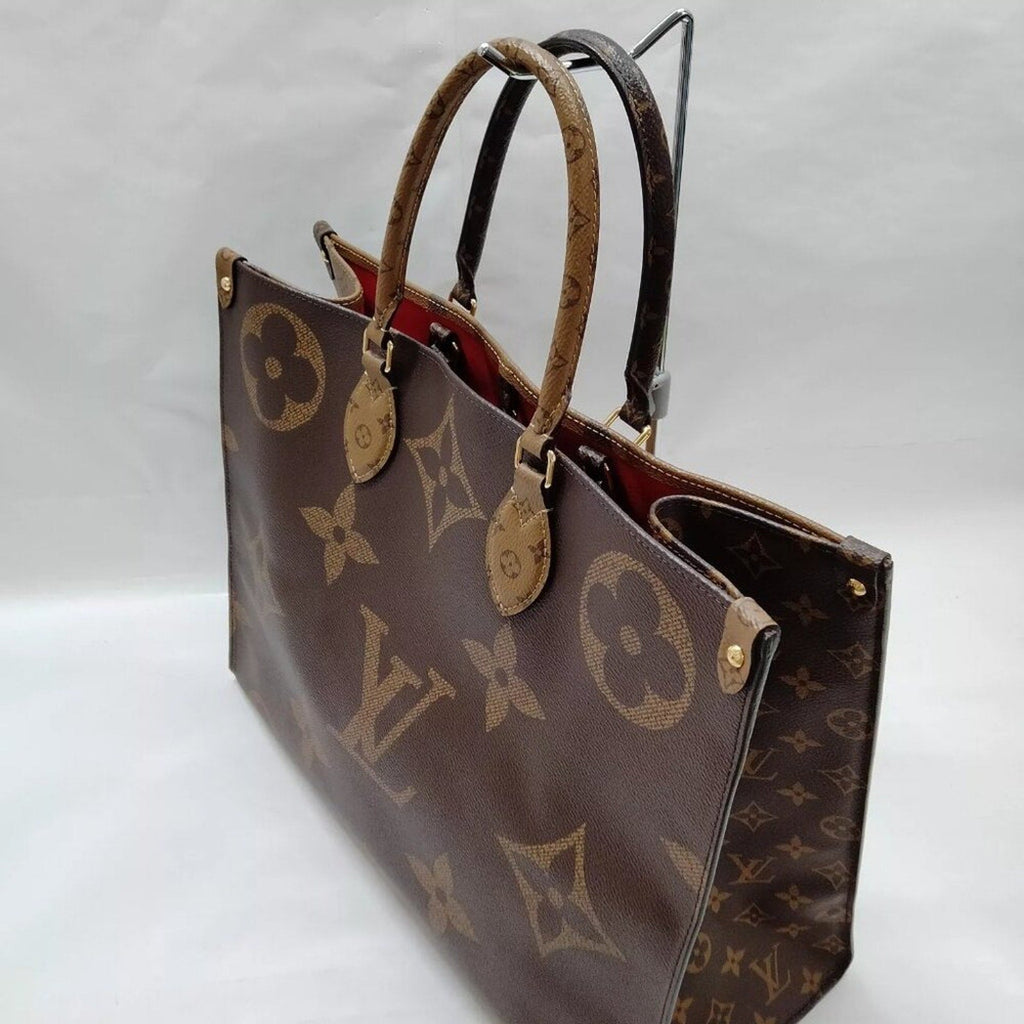 Louis Vuitton  On the Go GM Brown Monogram Giant Tote Bag