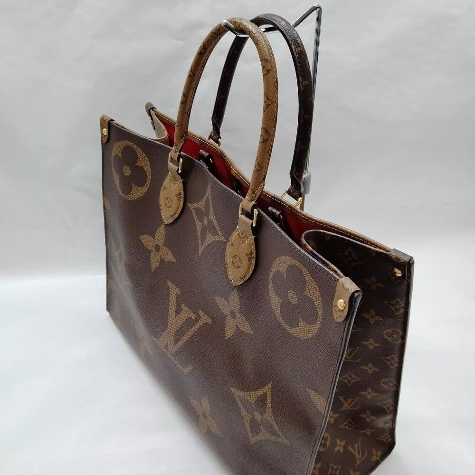 Louis Vuitton  On the Go GM Brown Monogram Giant Tote Bag