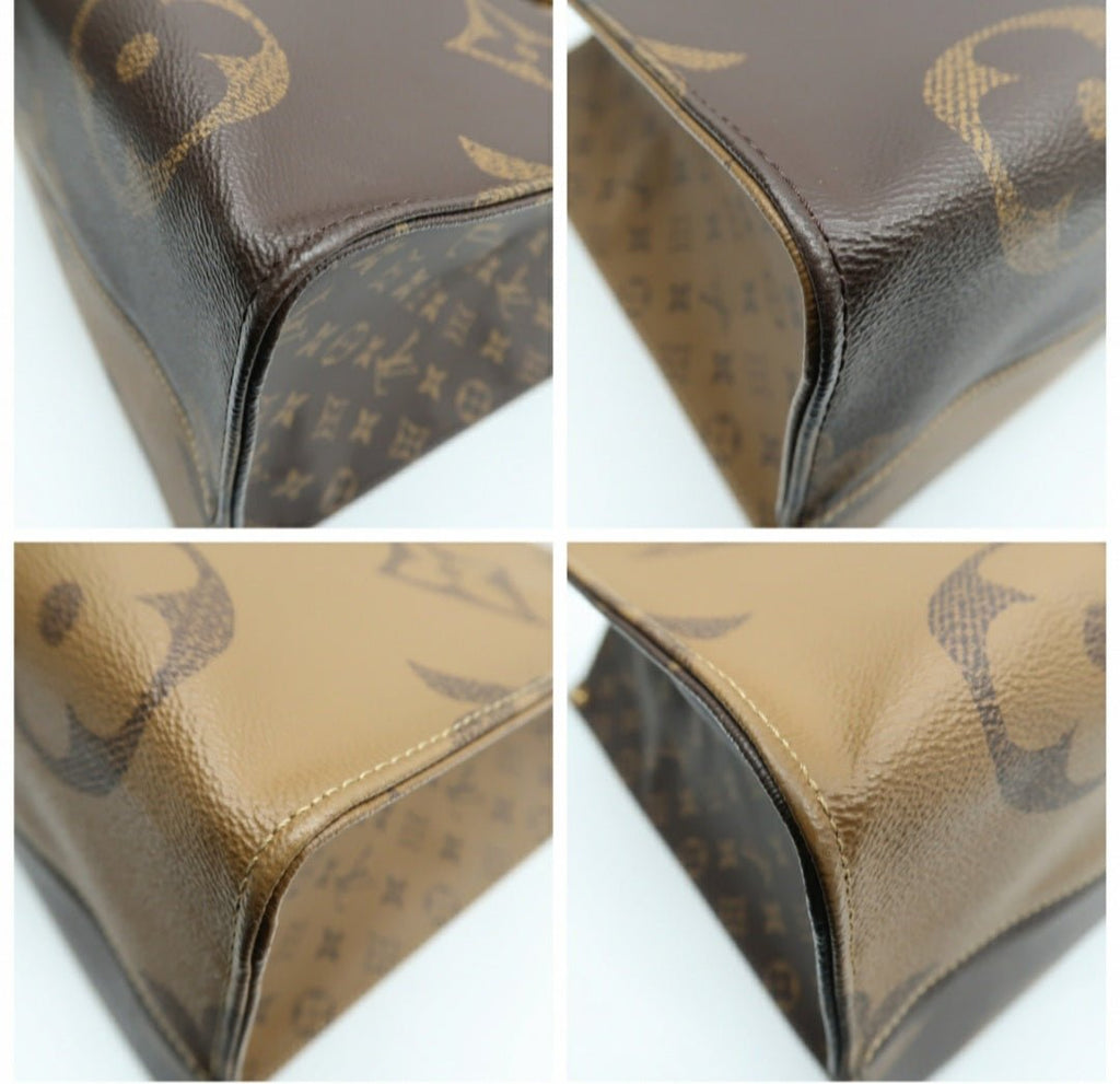 Louis Vuitton Onthego Brown Monogram Canvas Satchel Bag