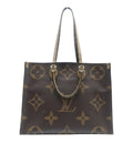 Louis Vuitton Onthego Brown Monogram Canvas Satchel Bag