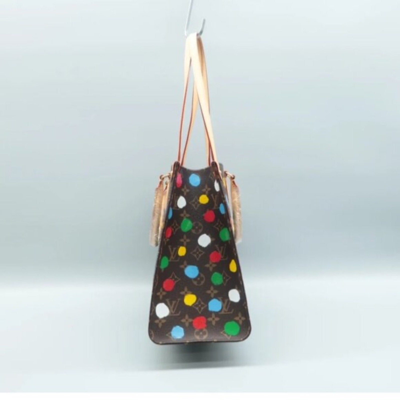 Louis Vuitton Onthego Multicolor Yayoi Kusama Monogram Canvas Satchel