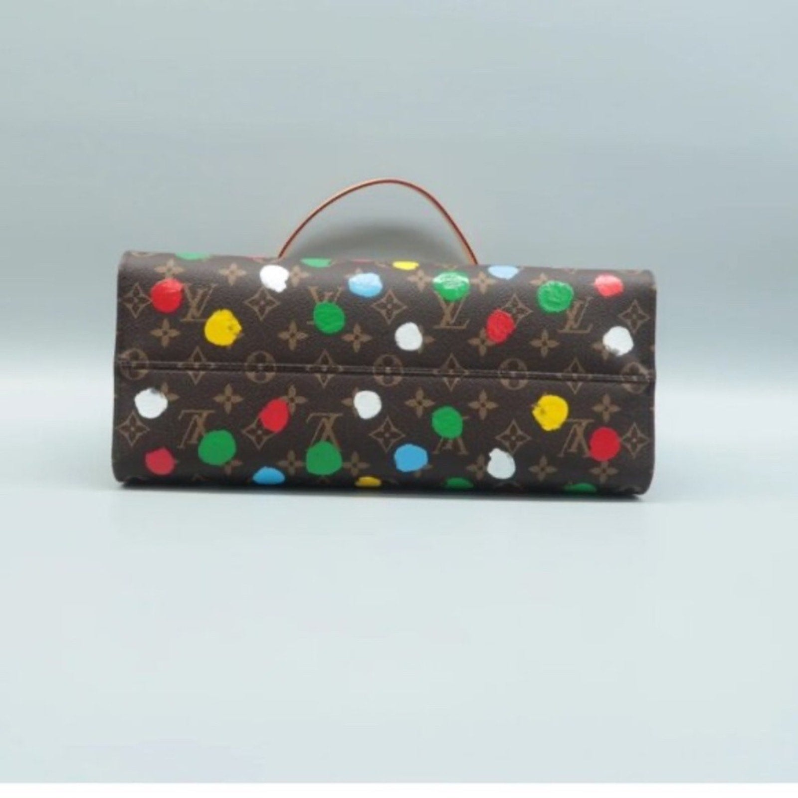 Louis Vuitton Onthego Multicolor Yayoi Kusama Monogram Canvas Satchel