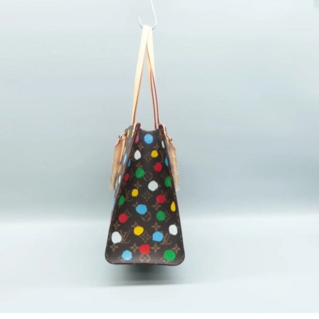 Louis Vuitton Onthego Multicolor Yayoi Kusama Monogram Canvas Satchel