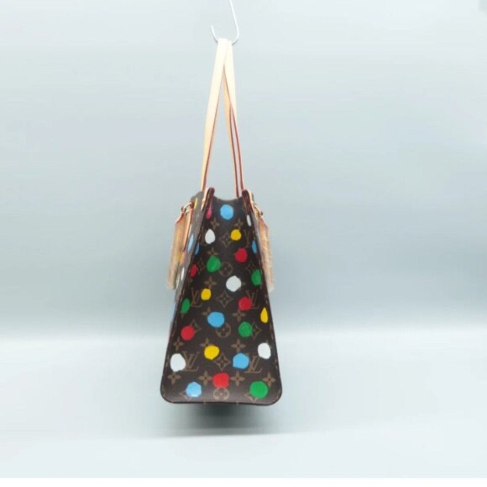 Louis Vuitton Onthego Multicolor Yayoi Kusama Monogram Canvas Satchel