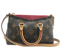 Louis Vuitton Pallas Nano Brown Monogram Canvas Satchel Bag