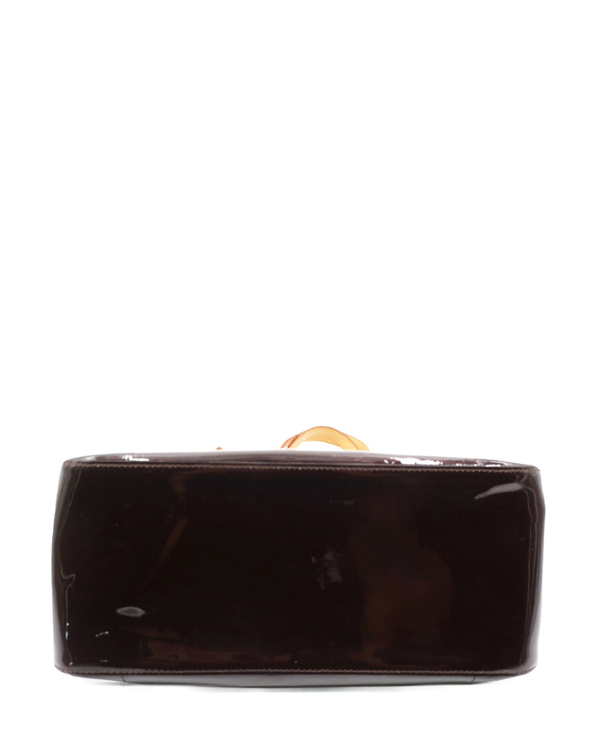 Patent Vernis Rosewood Avenue Shoulder Bag Brown