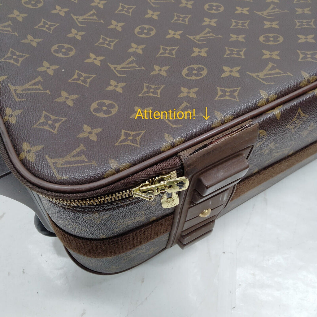 Louis Vuitton Pegase 45 Brown Monogram Travel Bag