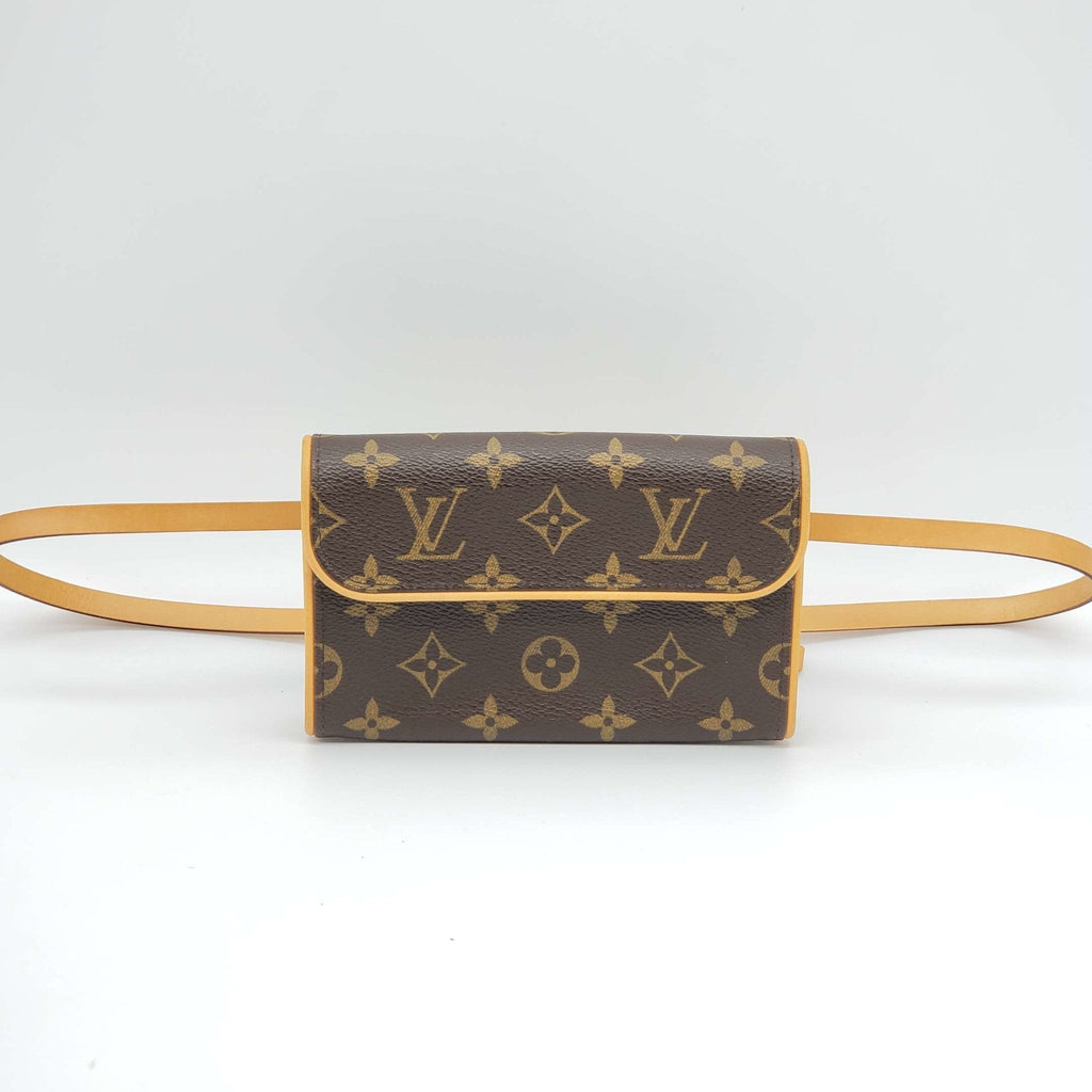 Louis Vuitton Pochette Florentine Browns Monogram Belt Bag