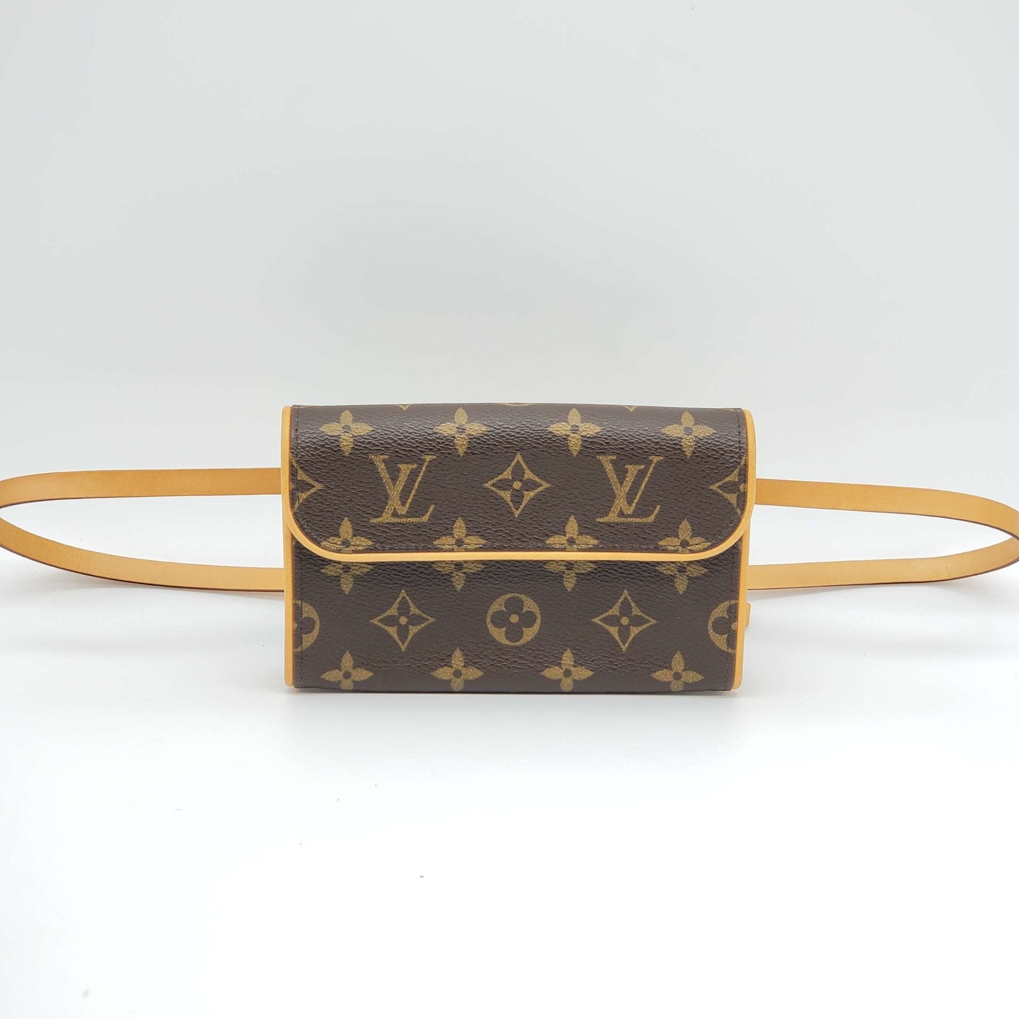 Louis Vuitton Pochette Florentine Browns Monogram Belt Bag