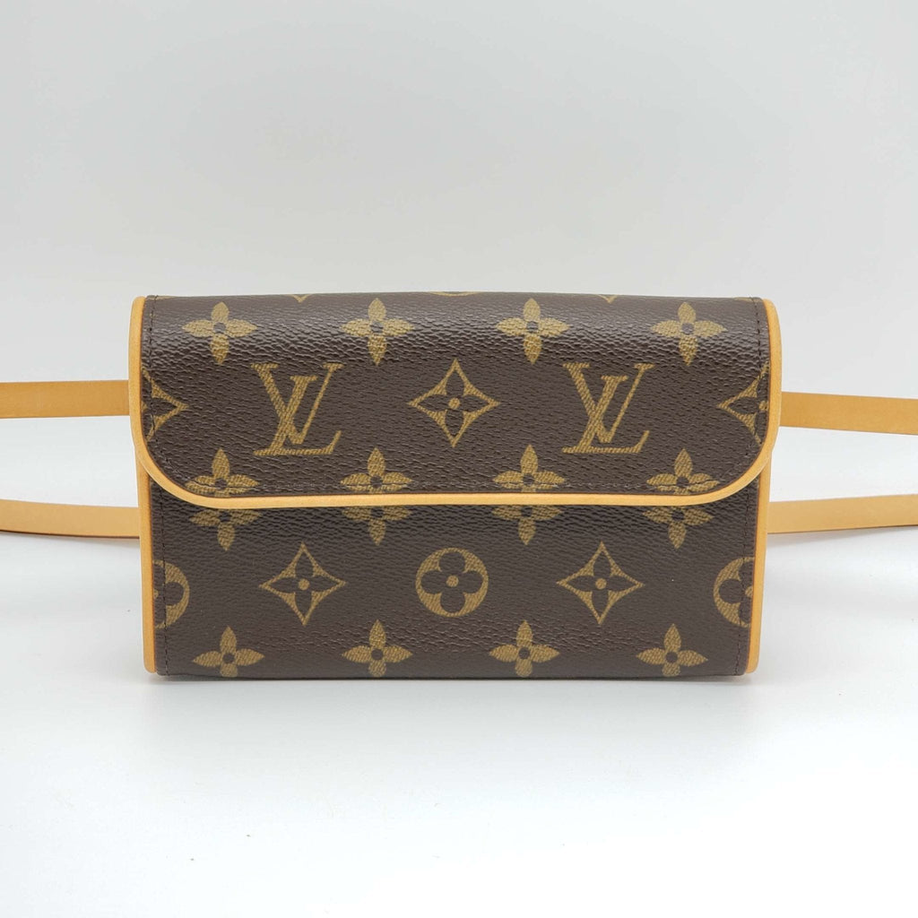 Louis Vuitton Pochette Florentine Browns Monogram Belt Bag
