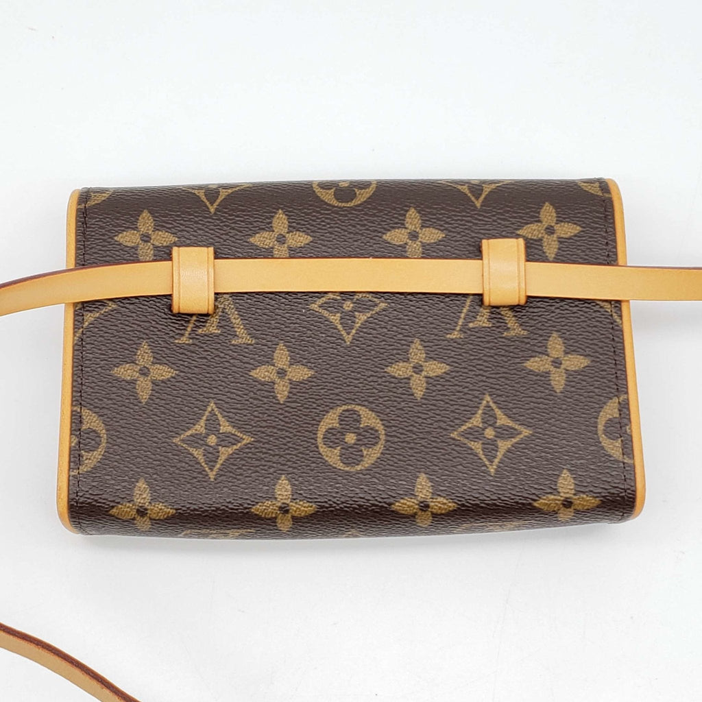 Louis Vuitton Pochette Florentine Browns Monogram Belt Bag