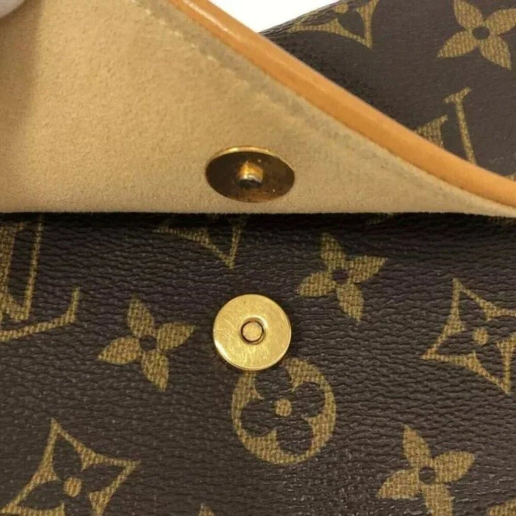 LOUIS VUITTON Pochette Twin PM  Brown Monogram Shoulder Bag